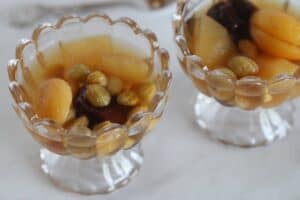 Compote - Fruit Soup in serving bowls