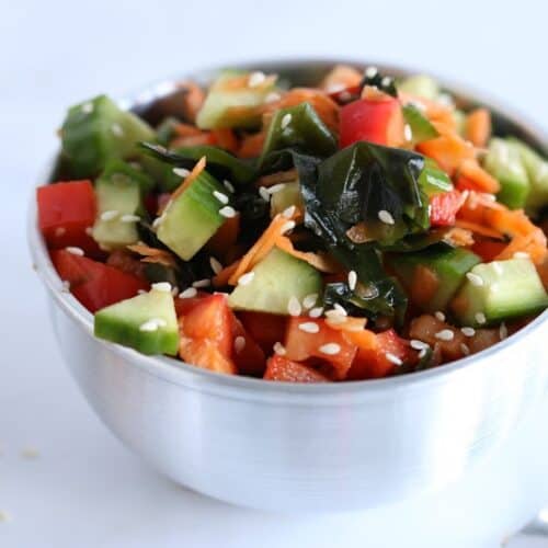 Seaweed Salad in a bowl