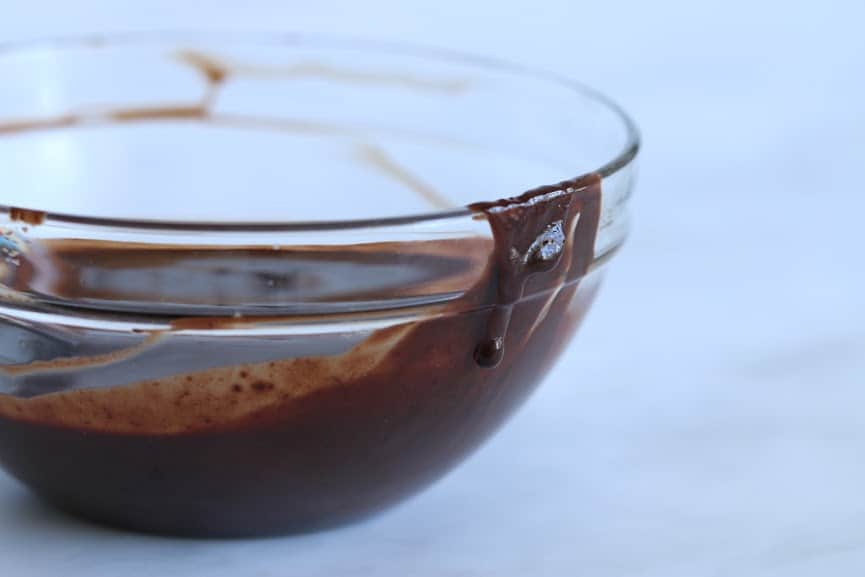 Chocolate Ganache in a bowl